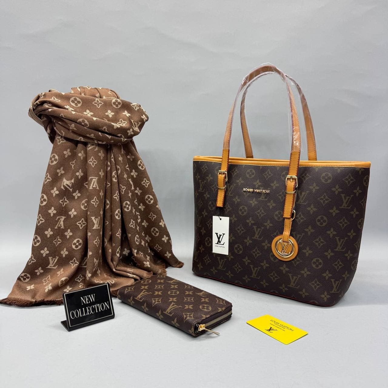 Louis Vuitton-Inspired Monogram Set